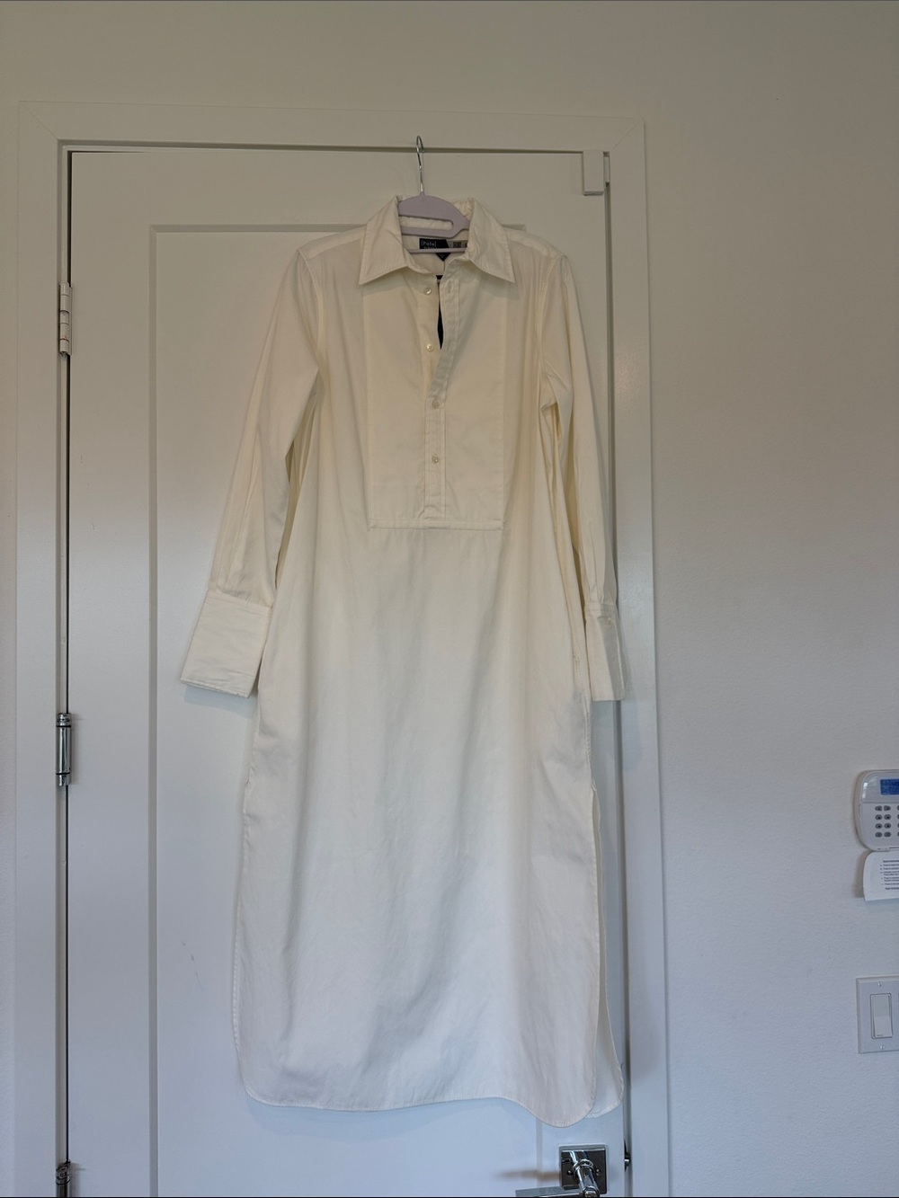 Polo Ralph Lauren nwt Oxford tuxedo shirt midi dress